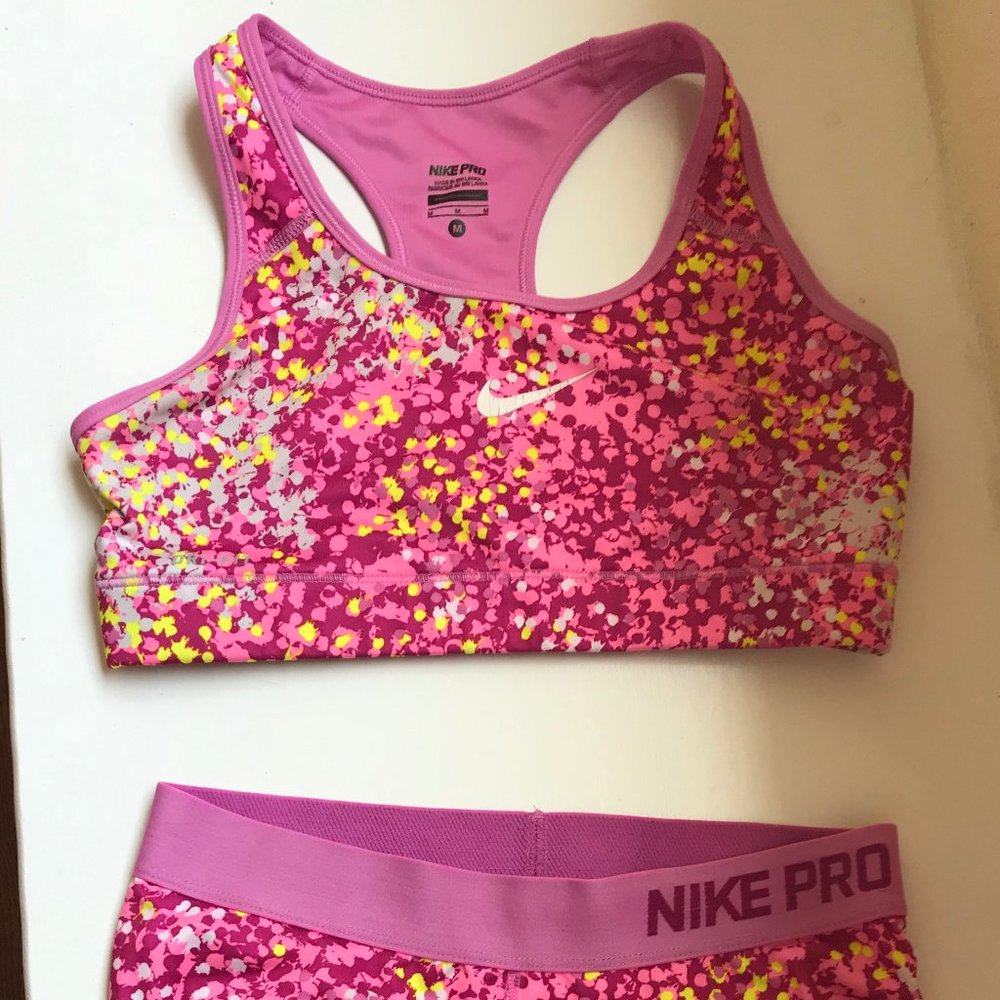 Nike sports bra and spandex
